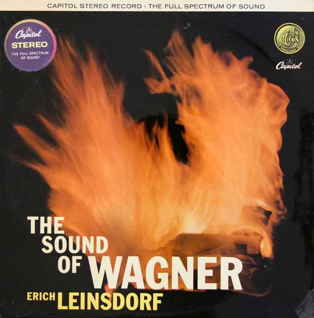 ラインスドルフのワーグナー/「タンホイザー」序曲ほか　英CAPITOL　3523　LP レコード