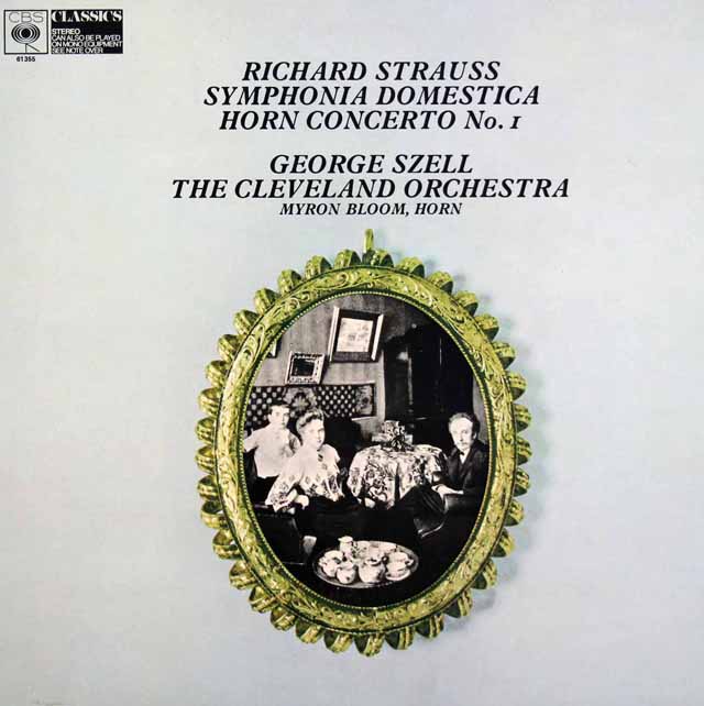 セルのR.シュトラウス/家庭交響曲　英CBS　3523　LP レコード