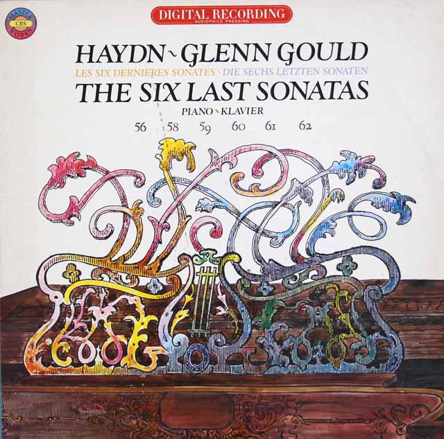 グールドのハイドン/ピアノソナタ集　蘭CBS　3523　LP レコード