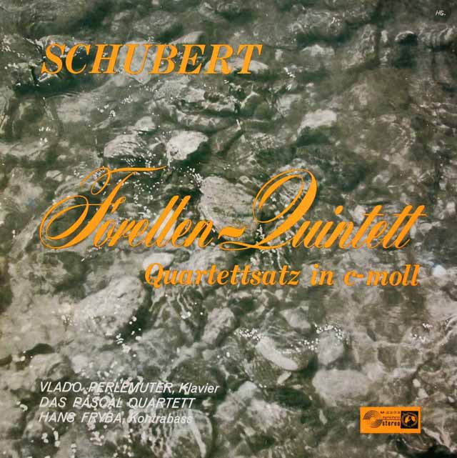 ペルルミュテール、パスカル四重奏団のシューベルト/ピアノ五重奏曲「鱒」ほか 　独CH　3523　LP レコード