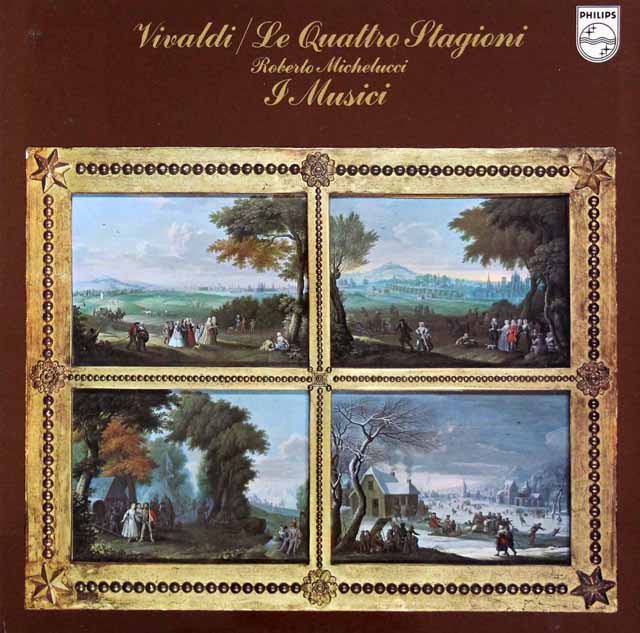 ミケルッチ、イ・ムジチ合奏団のヴィヴァルディ/「四季」　蘭PHILIPS　3523　LP レコード