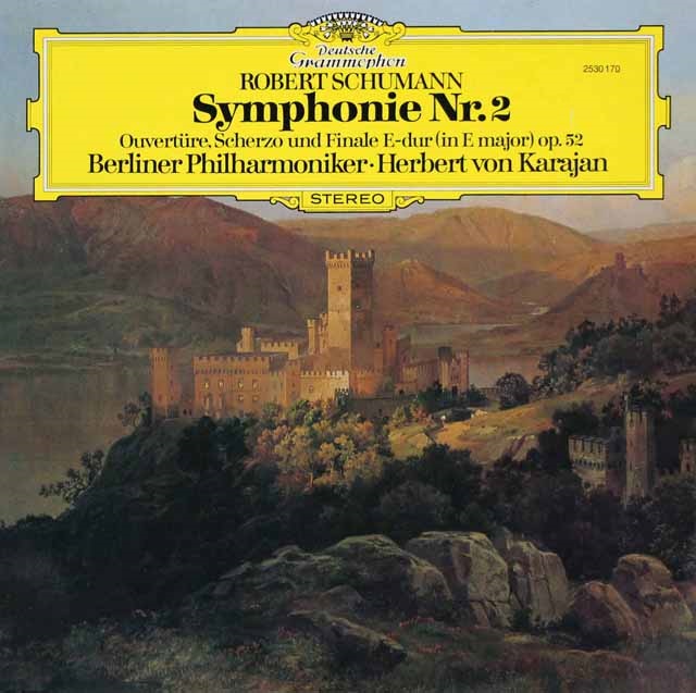 カラヤンのシューマン/交響曲第2番ほか　独DGG　3524　LP レコード