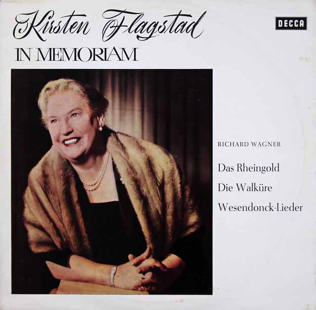 フラグスタート、クナッパーツブッシュ、ショルティのワーグナー/名演集　独DECCA　3524　LP レコード