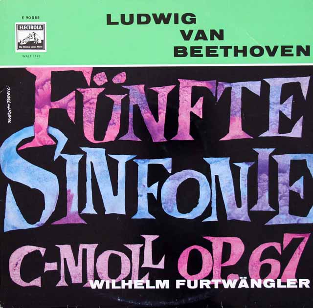 フルトヴェングラーのベートーヴェン/交響曲第5番「運命」　独EMI　3524　LP レコード