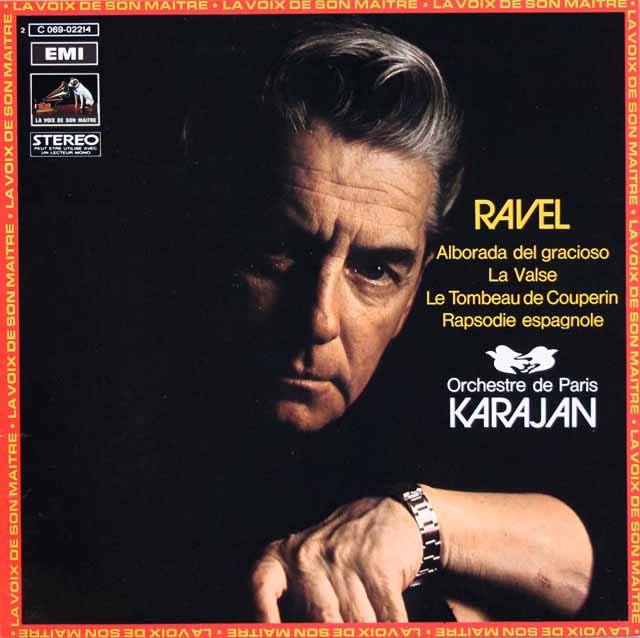 カラヤンのラヴェル/「ラ・ヴァルス」ほか　仏EMI　3524　LP レコード