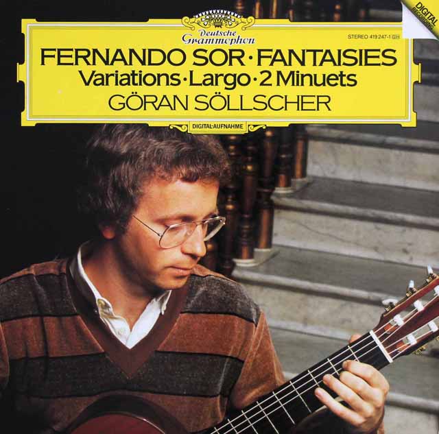 セルシェルのソル/ギター作品集　独DGG　3525　LP レコード