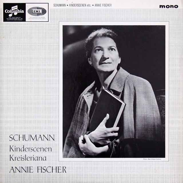 【モノラル】　A.フィッシャーのシューマン/「子供の情景」&「クライスレリアーナ」　英Columbia　3525　LP レコード