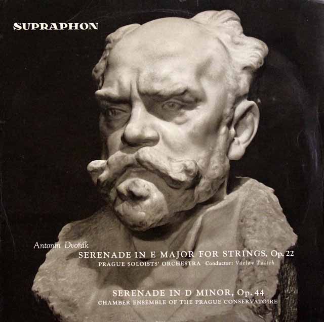 ターリヒのドヴォルザーク/弦楽のためのセレナーデ ほか　チェコスロヴァキアSUPRAPHON　3525　LP レコード