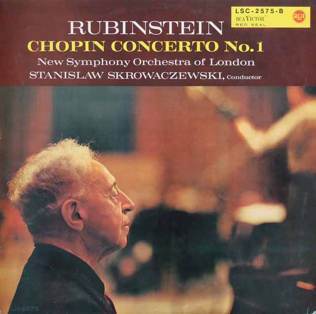 ルービンシュタインのショパン/ピアノ協奏曲第1番　独RCA　3525　LP レコード