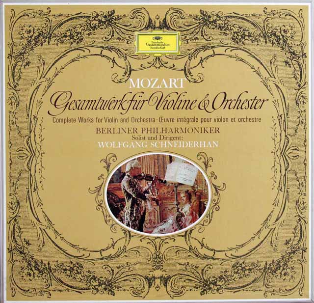 【オリジナル盤】　シュナイダーハンのモーツァルト/ヴァイオリン協奏曲集　 独DGG　3525　LP レコード