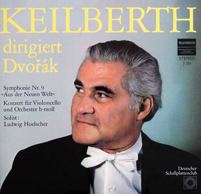 カイルベルトのドヴォルザーク/交響曲第9番「新世界より」ほか 　独TELEFUNKEN　3526　LP レコード