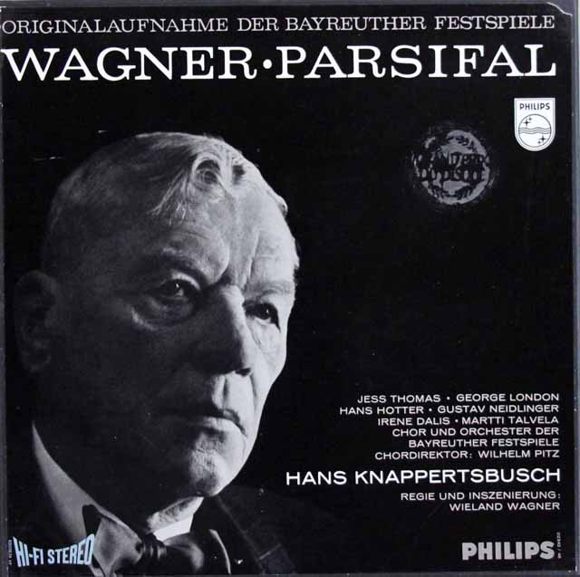 クナッパーツブッシュのワーグナー/「パルジファル」　蘭PHILIPS　3526　LP レコード