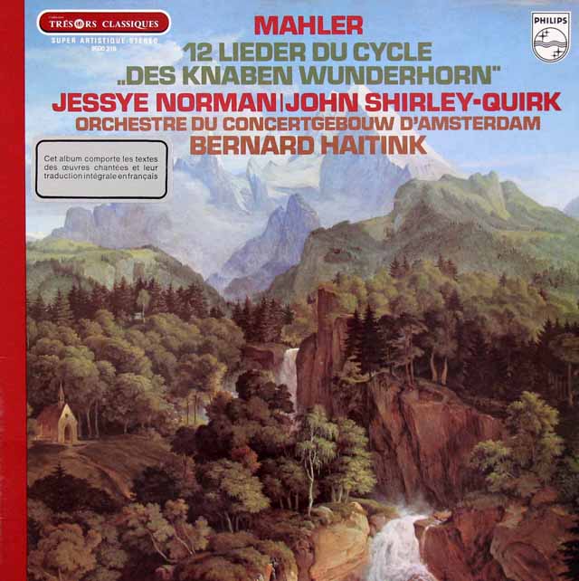 ハイティンクのマーラー/「子供の不思議な角笛」　仏PHILIPS　3526　LP レコード