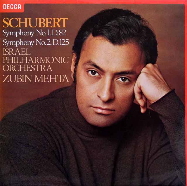 【オリジナル盤】　メータのシューベルト/交響曲第1、2番　英DECCA　3526　LP レコード