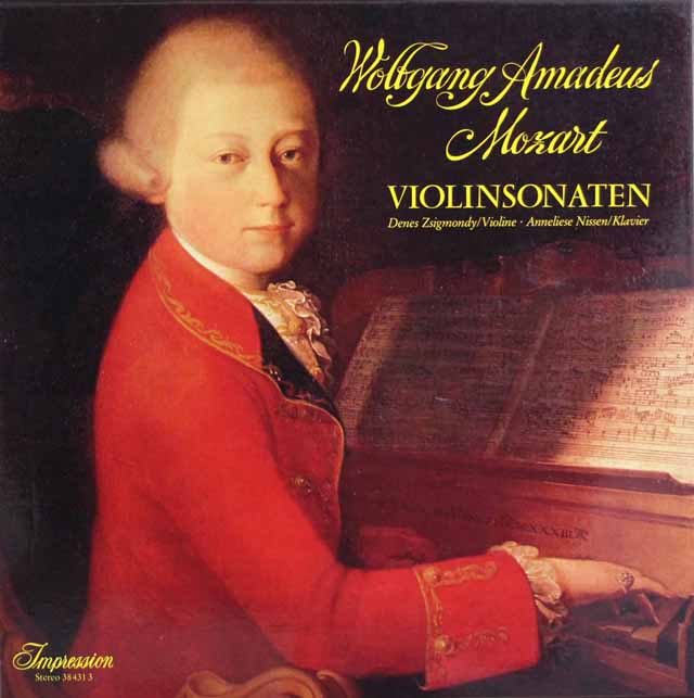ジグモンディのモーツァルト/ヴァイオリンソナタ集　独Impression　3526　LP レコード