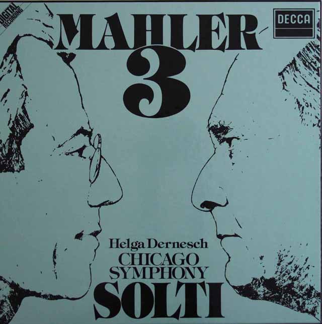 ショルティのマーラー/交響曲第3番　独DECCA　3526　LP レコード