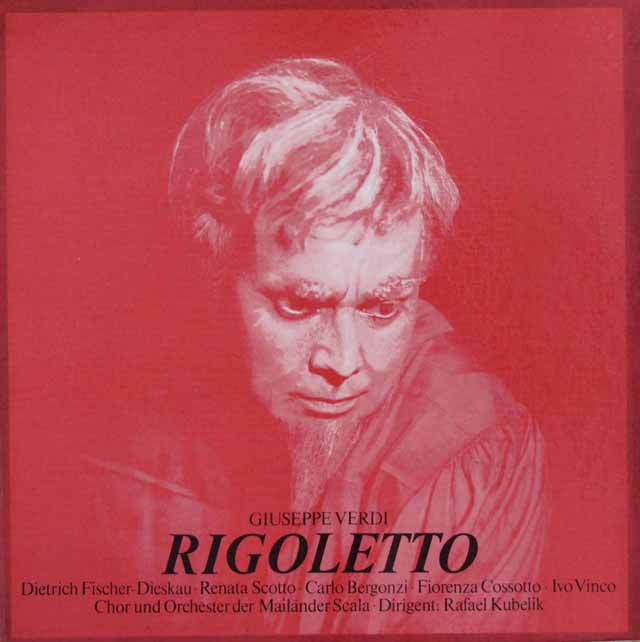 【直筆サイン入り】　クーベリックのヴェルディ/歌劇「リゴレット」全曲　東独ETERNA　3526　LP レコード