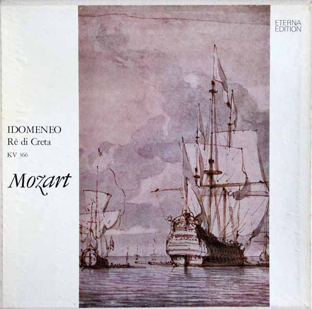 【直筆サイン入り】　イッセルシュテットのモーツァルト/歌劇「イドメネオ」全曲　東独ETERNA　3526　LP レコード
