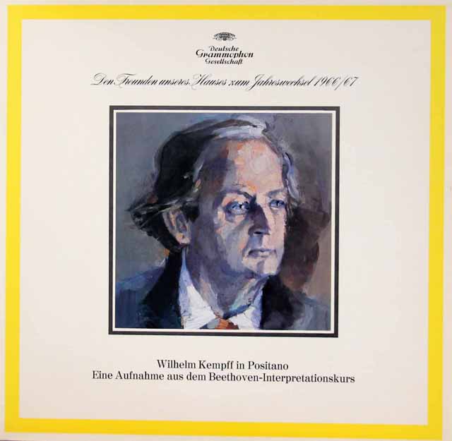 【非売品】　ポジターノのケンプ（マスタークラス）　独DGG　3528　LP レコード