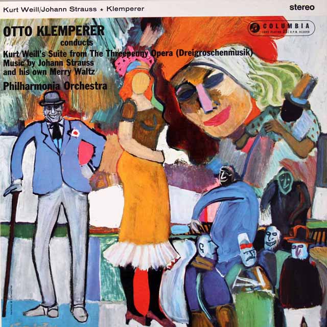 クレンペラーのワイル/「三文オペラ」組曲ほか　英columbia　3528　LP レコード
