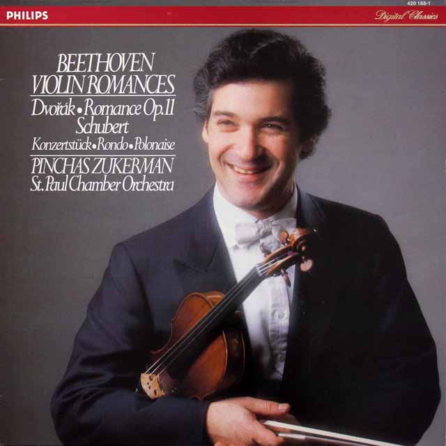 ズッカーマンのベートーヴェン/「ロマンス」ほか 　蘭PHILIPS　3528　LP レコード