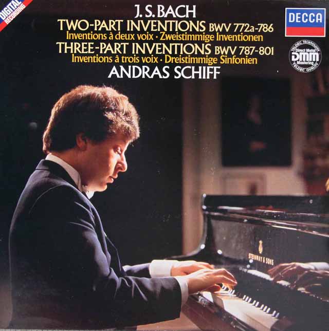 シフのバッハ/インヴェンションとシンフォニア　独DECCA　3528　LP レコード