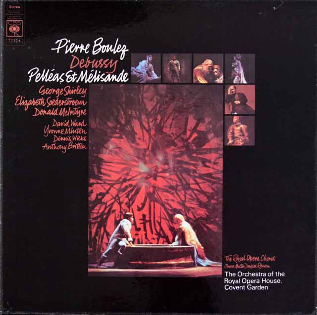 ブーレーズのドビュッシー/「ペレアスとメリザンド」全曲　英CBS　3528　LP レコード