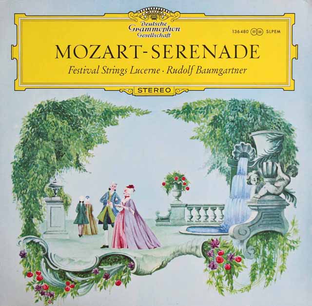 バウムガルトナーのモーツァルト/「セレナータ・ノットゥルナ」ほか　独DGG　3529　LP レコード