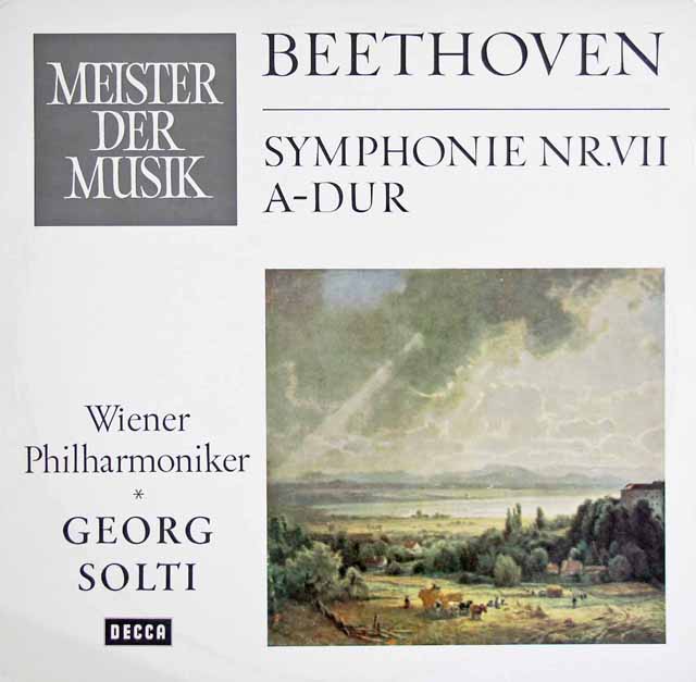 ショルティのベートーヴェン/交響曲第7番　独DECCA　3529　LP レコード