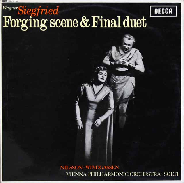 ショルティのワーグナー/「ジークフリート」抜粋　英DECCA　3529　LP レコード