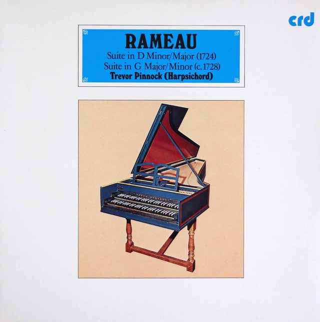 ピノックのラモー/クラウザン組曲 ニ短調/長調、ト長調/短調　英crd　3529　LP レコード