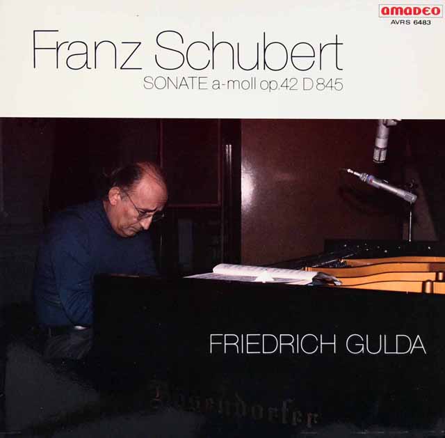 グルダのシューベルト/ピアノソナタ第16番ほか　オーストリアamadeo　3530　LP レコード