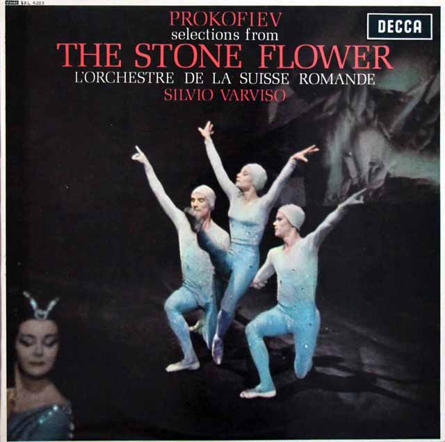 ヴァルヴィーゾのプロコフィエフ/バレエ音楽「石の花」抜粋　英DECCA　3530　LP レコード