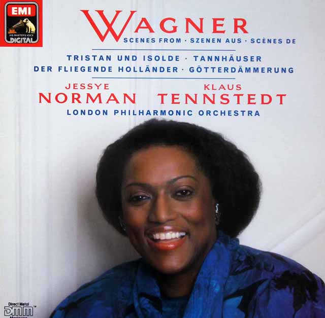 ノーマン、テンシュテットのワーグナー/アリア集　独EMI   3530　LP レコード