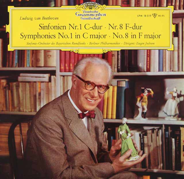 ヨッフムのベートーヴェン/交響曲第1、8番　独DGG　3530　LP レコード