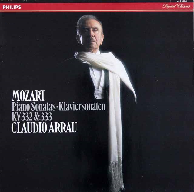 アラウのモーツァルト/ピアノソナタ第12、13番　蘭PHILIPS　3530　LP レコード