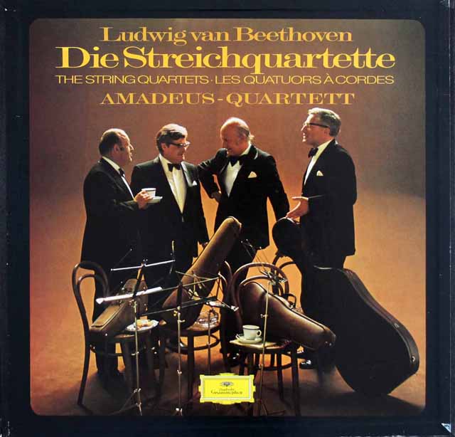 アマデウス四重奏団のベートーヴェン/弦楽四重奏曲全集　独DGG　3530　LP レコード