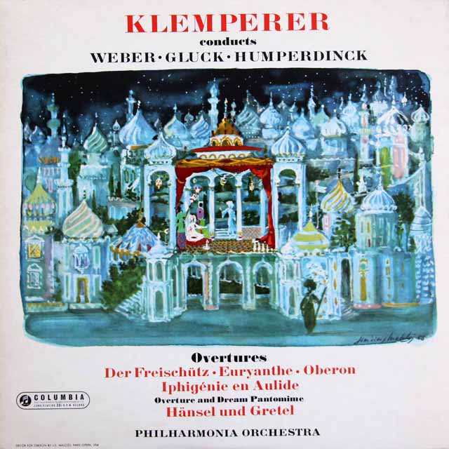 クレンペラーのウェーバー/「魔弾の射手」序曲ほか　英Columbia　3531　LP レコード