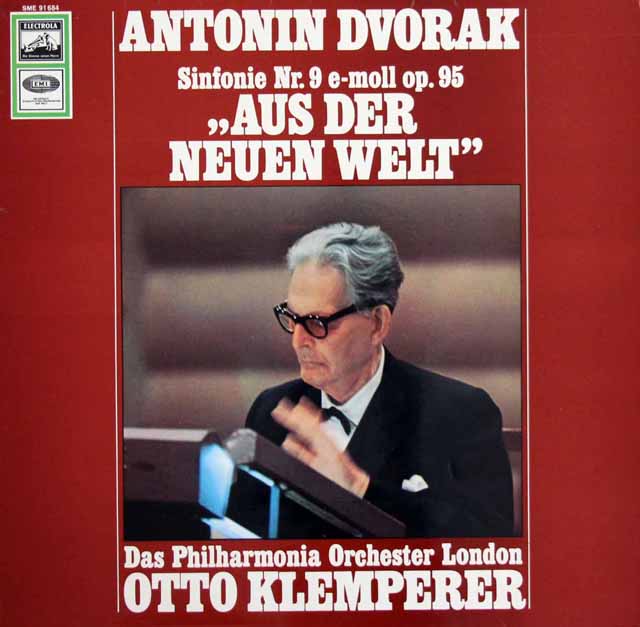 クレンペラーのドヴォルザーク/交響曲第9番「新世界より」　独ELECTROLA　3531　LP レコード