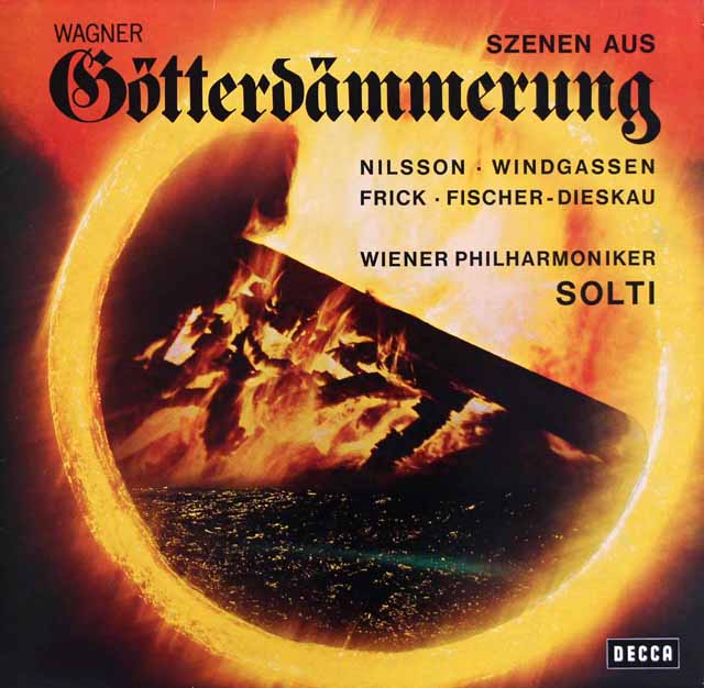 ショルティのワーグナー/「神々の黄昏」抜粋　独DECCA　3531　LP レコード