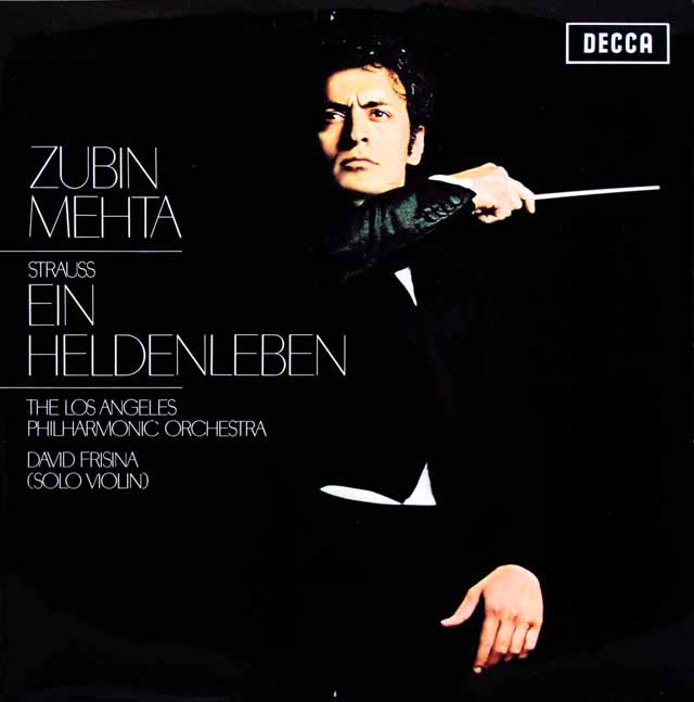 メータのR.シュトラウス/「英雄の生涯」　英DECCA　3531　LP レコード
