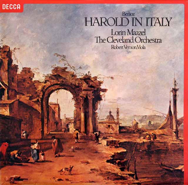 【オリジナル盤】　マゼール、ヴァーノンのベルリオーズ/イタリアのハロルド　英DECCA　3531　LP レコード