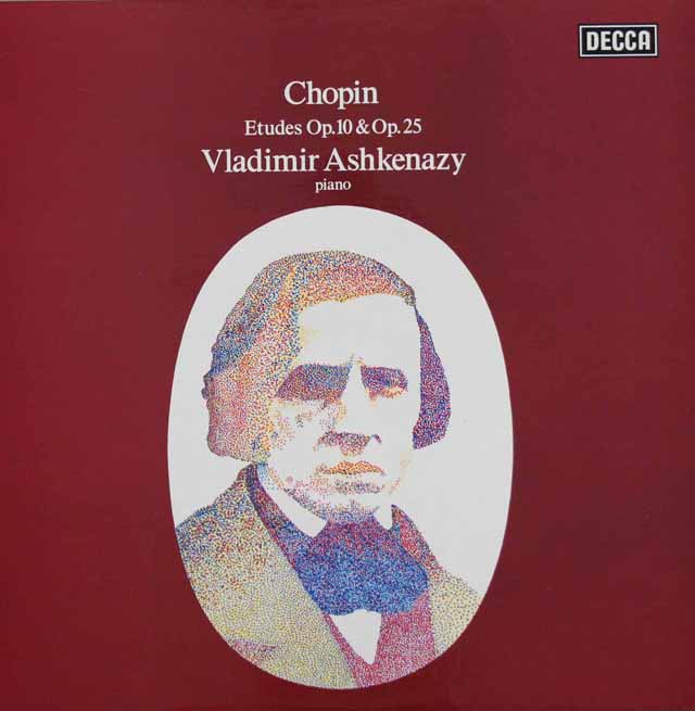 【オリジナル盤】　アシュケナージのショパン/練習曲集　英DECCA　3531　LP レコード