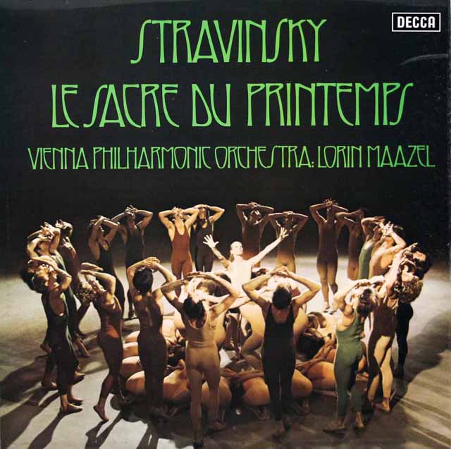 【オリジナル盤】　マゼールのストラヴィンスキー/「春の祭典」　英DECCA　3531　LP レコード