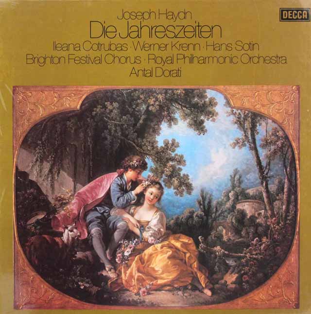 【未開封】　ドラティのハイドン/オラトリオ「四季」　独DECCA　3531　LP レコード