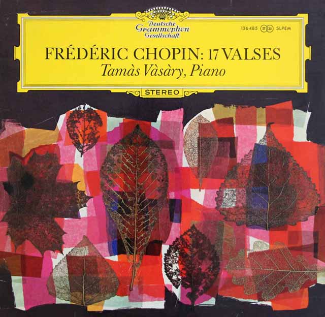 【独最初期盤】　ヴァーシャリのショパン/ワルツ集（17曲）　独DGG　3532　LP レコード