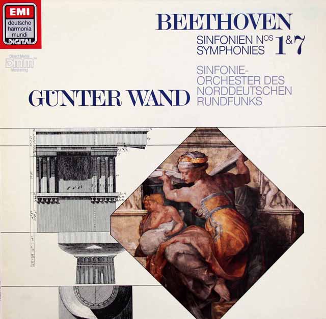 ヴァントのベートーヴェン/交響曲第1、7番　独EMI/HM　3532　LP レコード