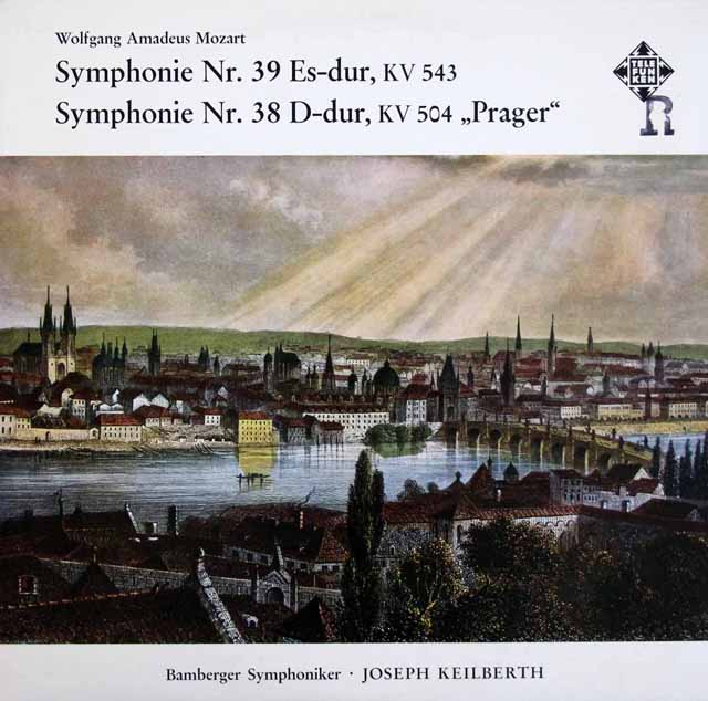 カイルベルトのモーツァルト/交響曲第39番、第38番「プラハ」 独TELEFUNKEN　3532　LP レコード