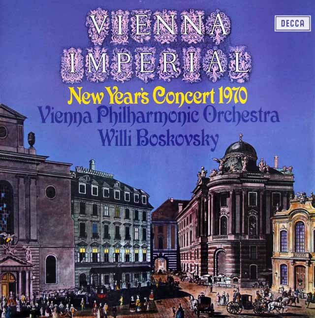 【オリジナル盤】　ボスコフスキーの「ウィーンのインペリアル」　ニューイヤーコンサート1970　英DECCA　3532　LP レコード