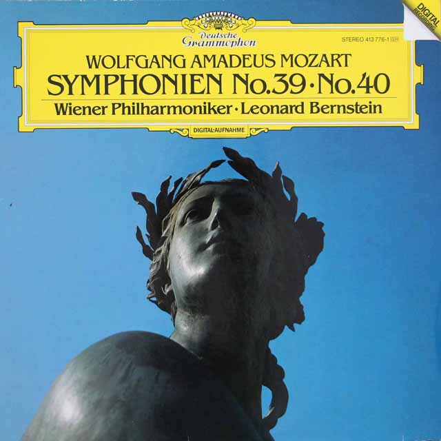 バーンスタインのモーツァルト/交響曲第40、39番　独DGG　3533　LP レコード